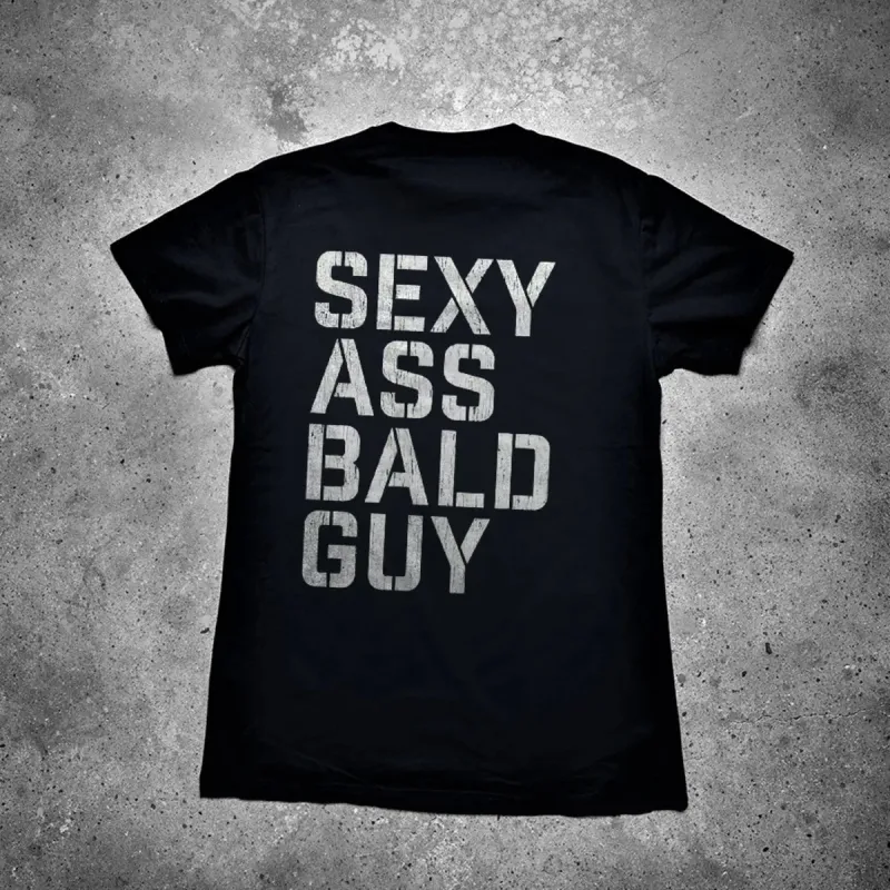 Sexy Ass Bald Guy Printed Men's T-shirt sold by Polyalien
