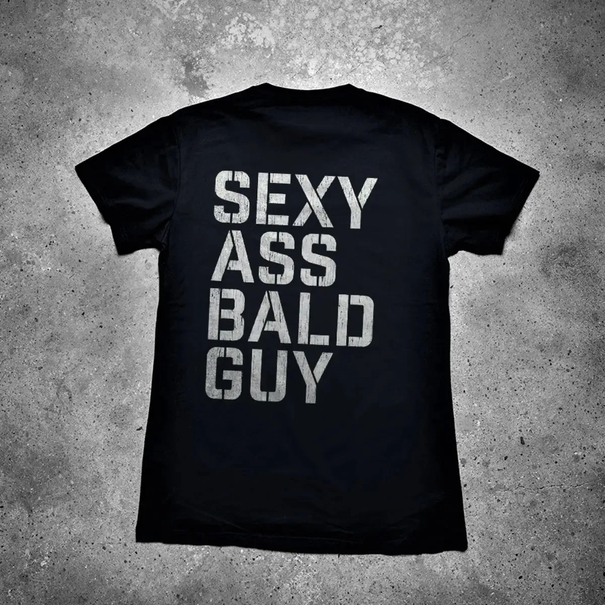 Sexy Ass Bald Guy Printed Men's T-shirt sold by Polyalien