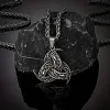 Viking Celtic Knot Runic Amulet Pendant Necklace sold by Polyalien
