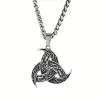 Viking Celtic Knot Runic Amulet Pendant Necklace sold by Polyalien