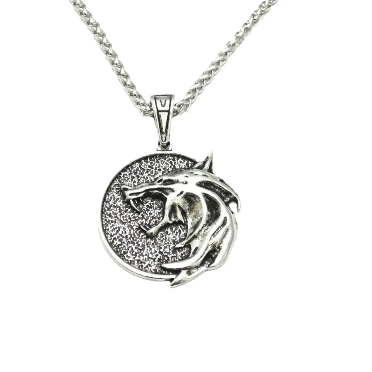 Viking Wolf Head Pendant Medallion Pendant Necklace sold by Polyalien product image thumbnail 4