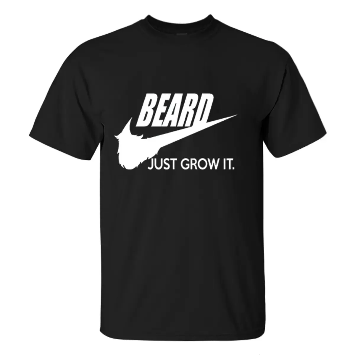 Viking Beard Just Grow It. Printed Men's T-shirt sold by Polyalien product image thumbnail 2