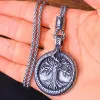 Viking Coiled Snake Tree Of Life Pendant Necklace sold by Polyalien