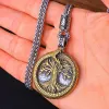 Viking Coiled Snake Tree Of Life Pendant Necklace sold by Polyalien