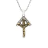 Viking Minimalist Rune Trident Pendant Necklace sold by Polyalien