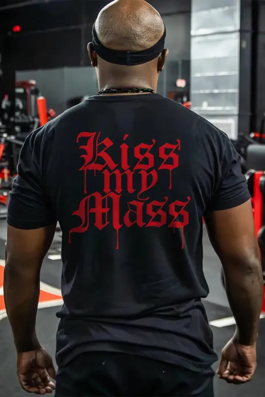 Kiss My Mass Printed Men's T-shirt sold by Polyalien
