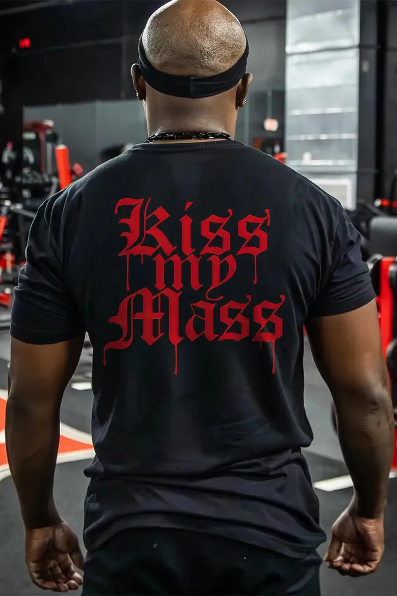 Kiss My Mass Printed Men's T-shirt sold by Polyalien