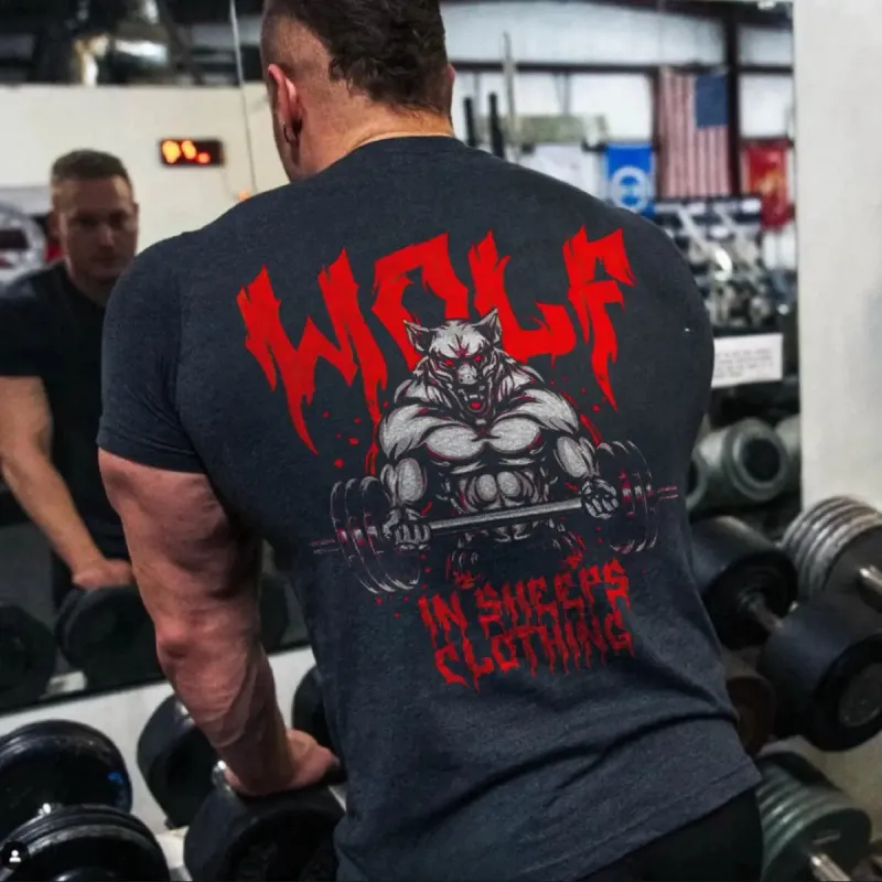 Wolf In Sheeps Clothing Printed Men's T-shirt sold by Polyalien