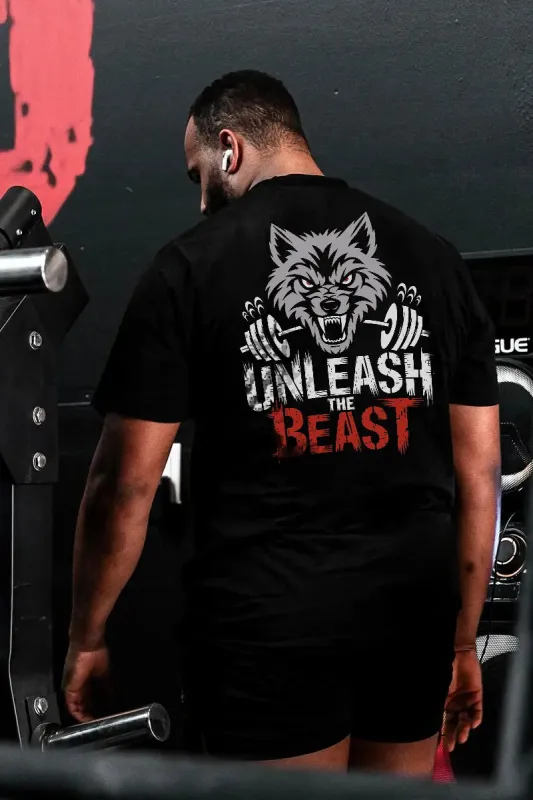 Unleash The Beast Printed Men's T-shirt sold by Polyalien