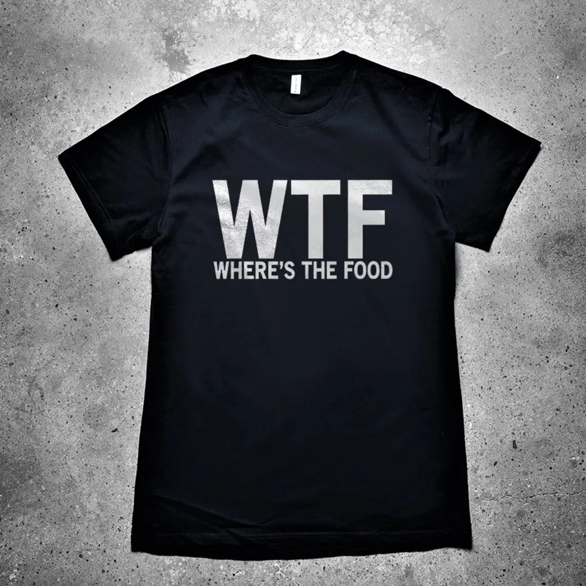 WTF Where's The Food Printed Men's T-shirt sold by Polyalien product image thumbnail 2