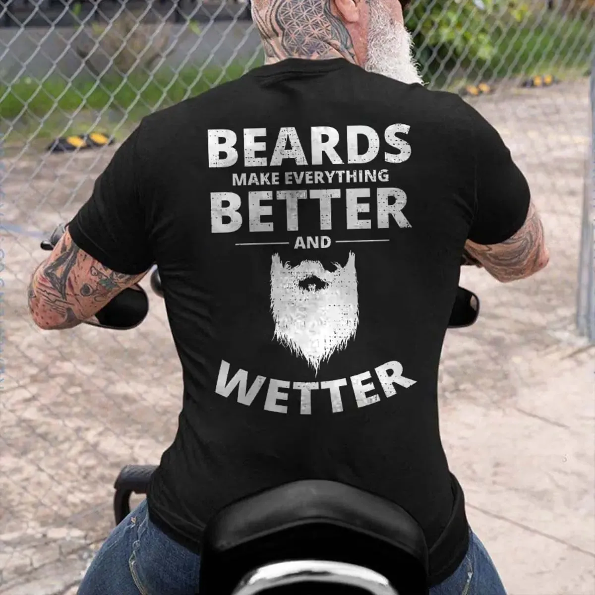 Viking Beards Make Everything Better Printed Men's T-shirt sold by Polyalien
