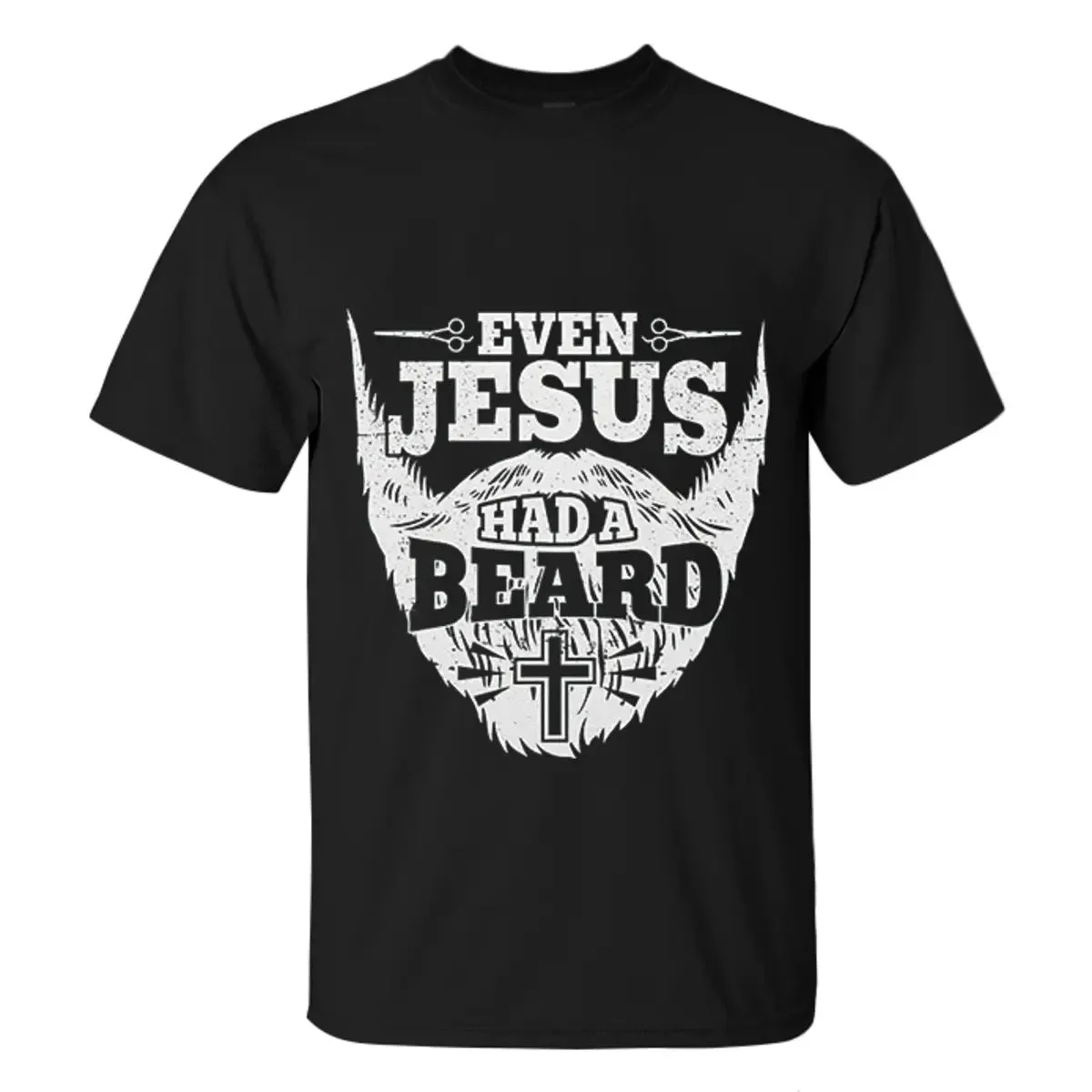 Viking Even Jesus Had A Beard Printed Men's T-shirt sold by Polyalien product image thumbnail 2