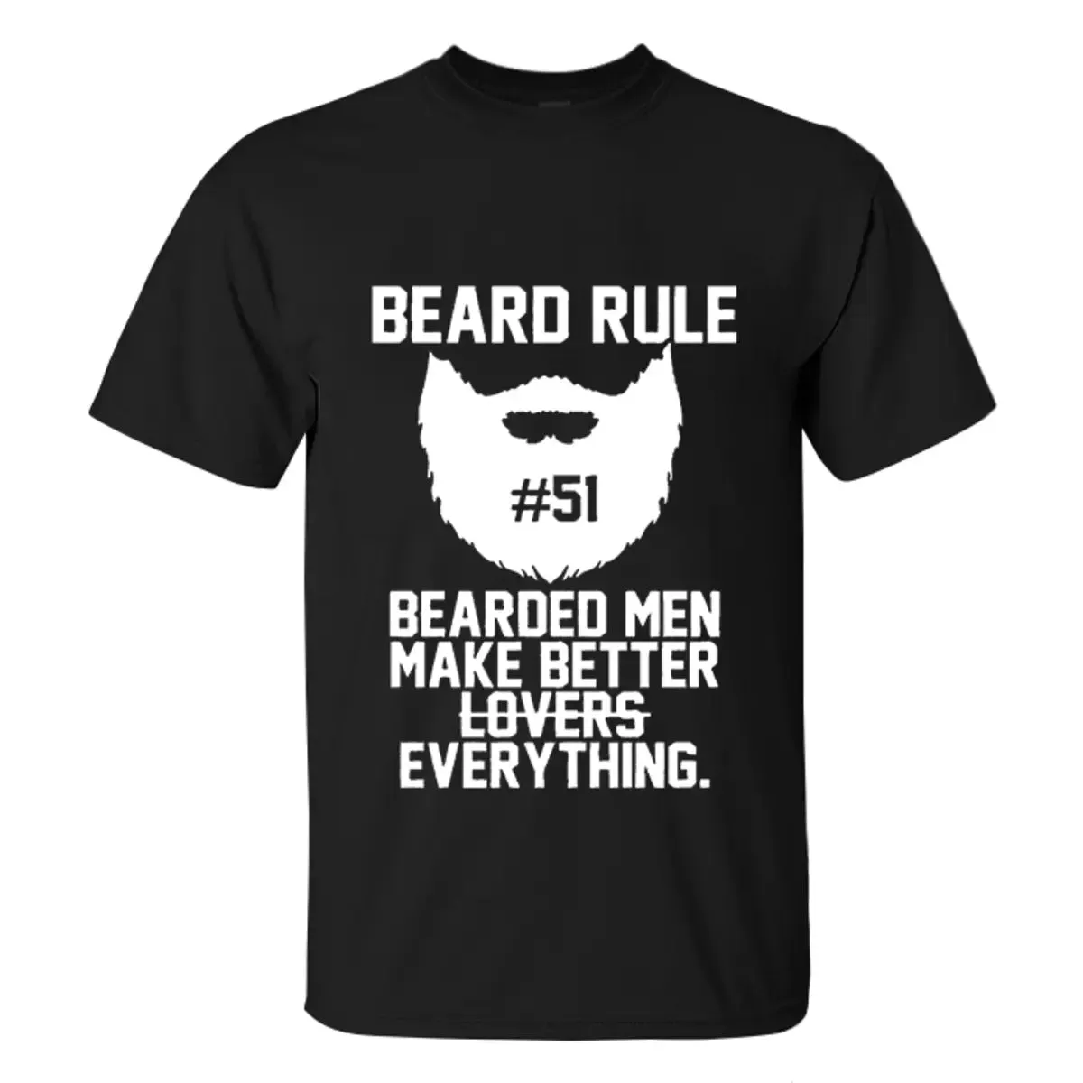 Viking Beard Rule Printed Men's T-shirt sold by Polyalien product image thumbnail 2