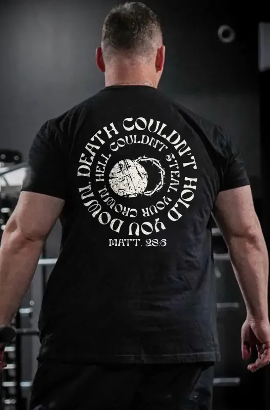 Death Couldn't Hold You Down Printed Men's T-shirt sold by Polyalien