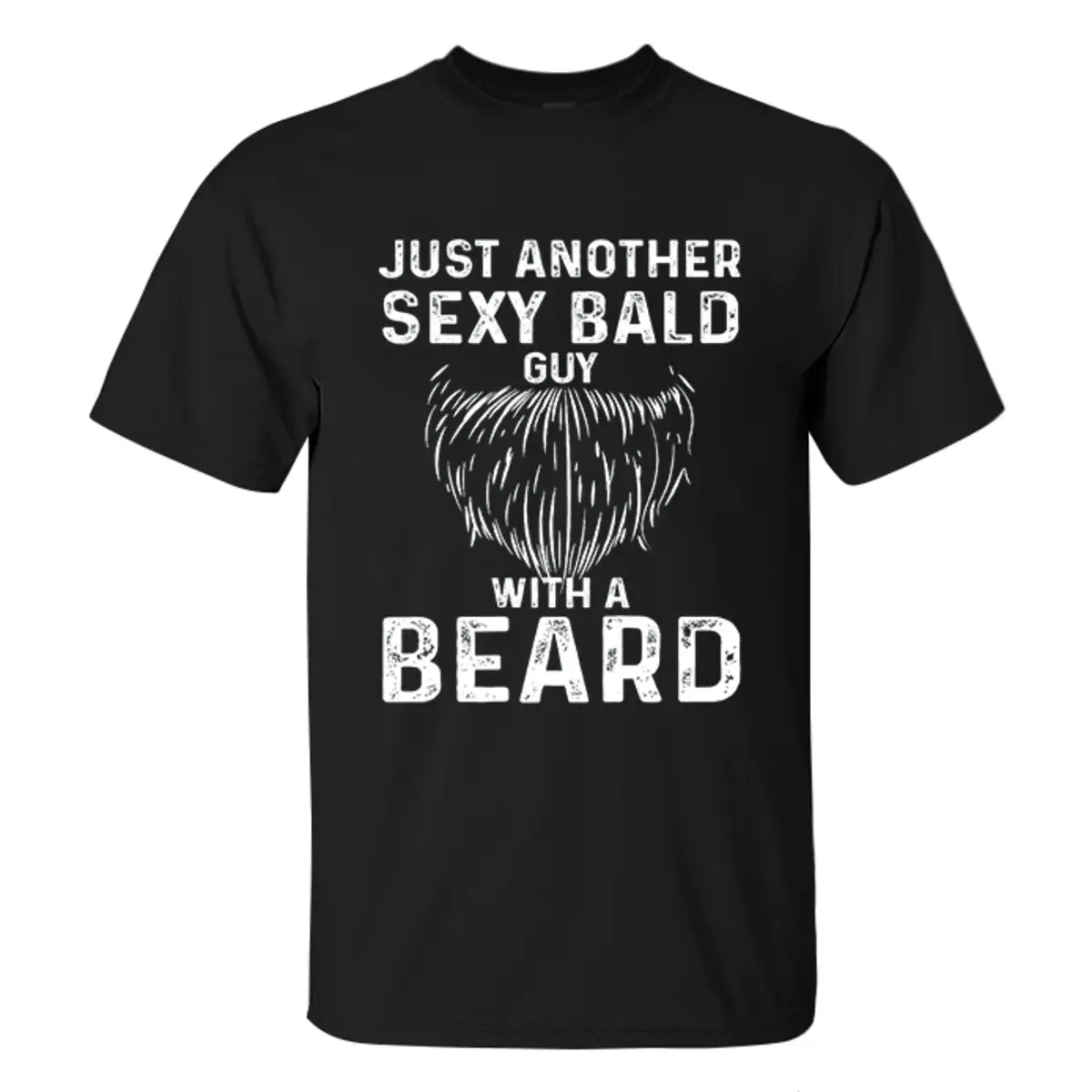 Viking Just Another Sexy Bald Guy With A Beard Printed Men's T-shirt sold by Polyalien product image thumbnail 2