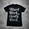 Hard Work & God's Work Printed Men's T-shirt sold by Polyalien