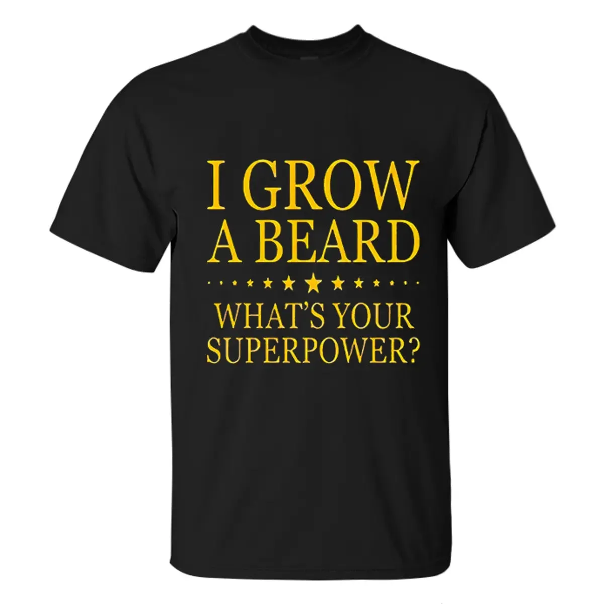 Viking I Grow A Beard Printed Men's T-shirt sold by Polyalien product image thumbnail 2
