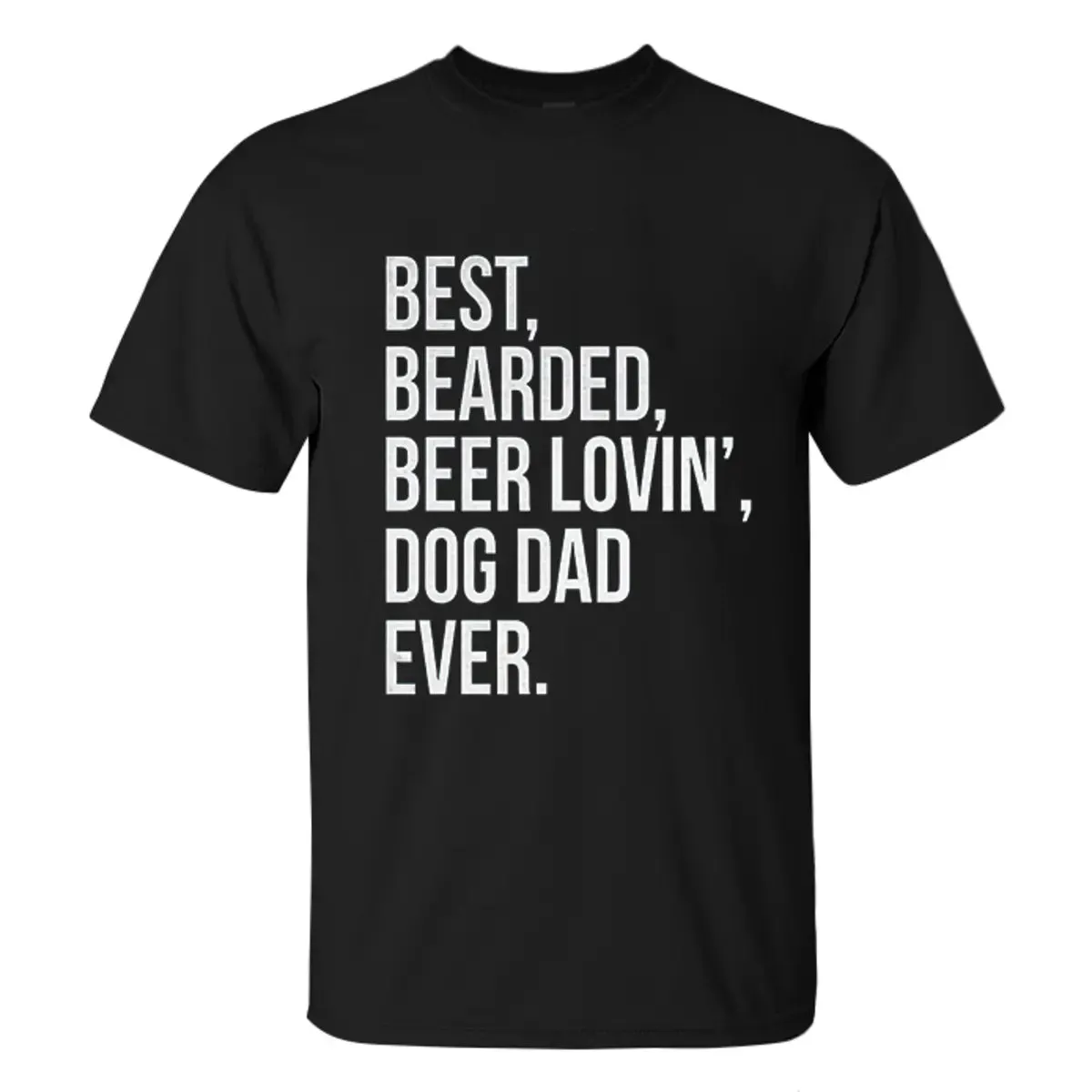 Viking Best, Bearded, Beer Lovin' Gog Dad Ever Printed Men's T-shirt sold by Polyalien product image thumbnail 2