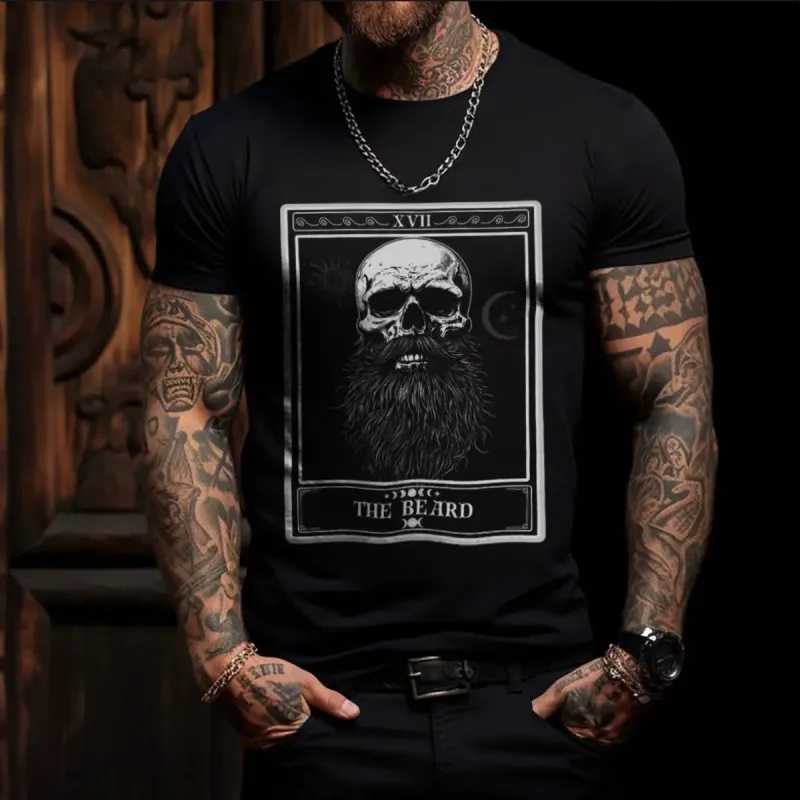 Viking The Beard Printed Men's T-shirt sold by Polyalien