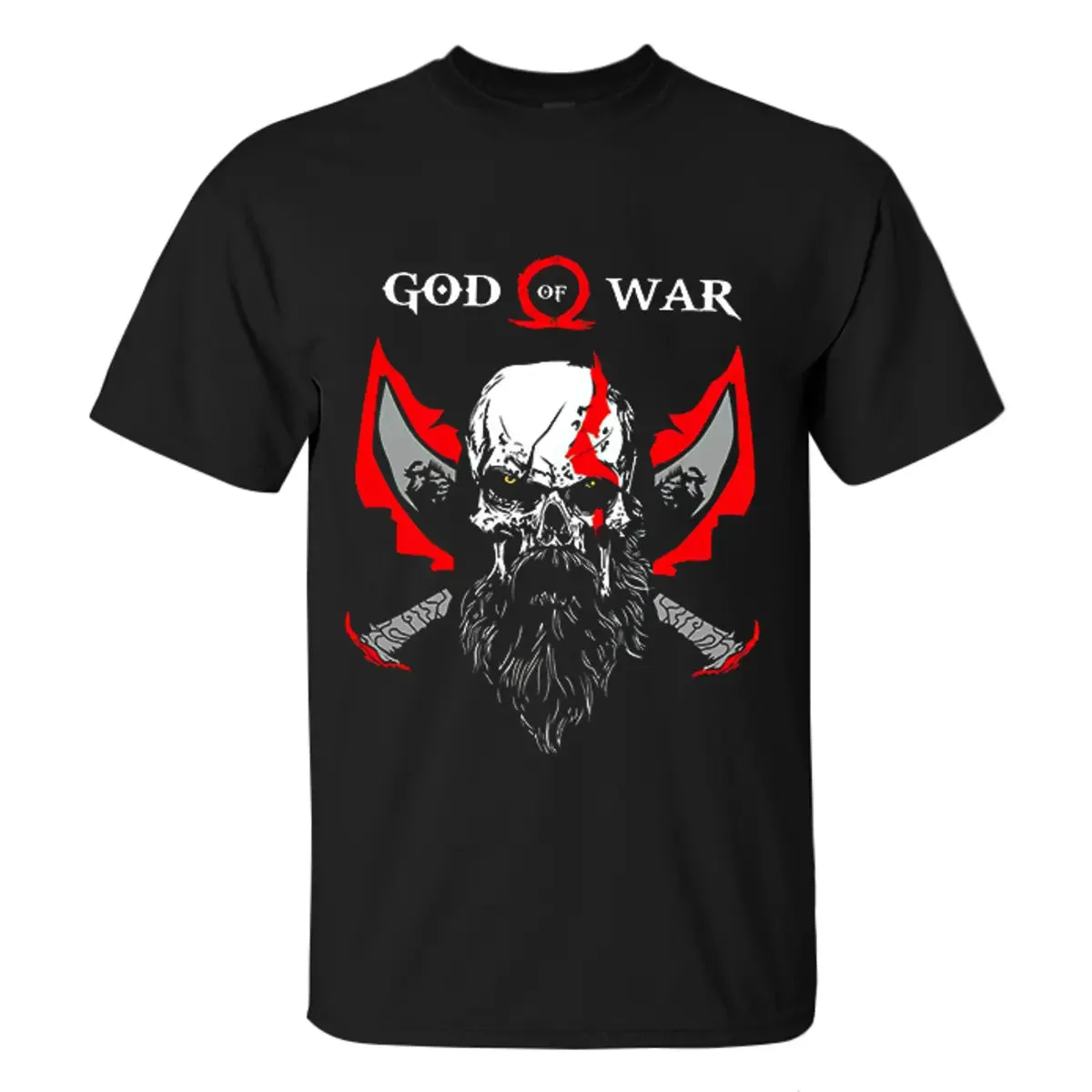 Viking God Of War Printed Men's T-shirt sold by Polyalien product image thumbnail 2
