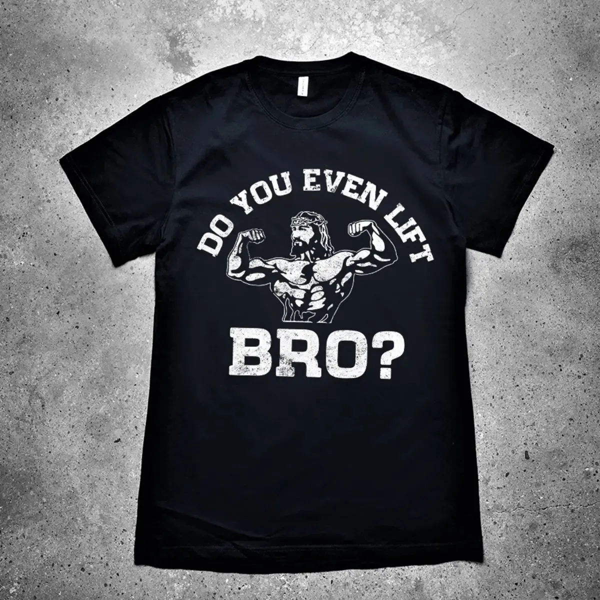 Do You Even Lift Bro? Printed Men's T-shirt sold by Polyalien product image thumbnail 3