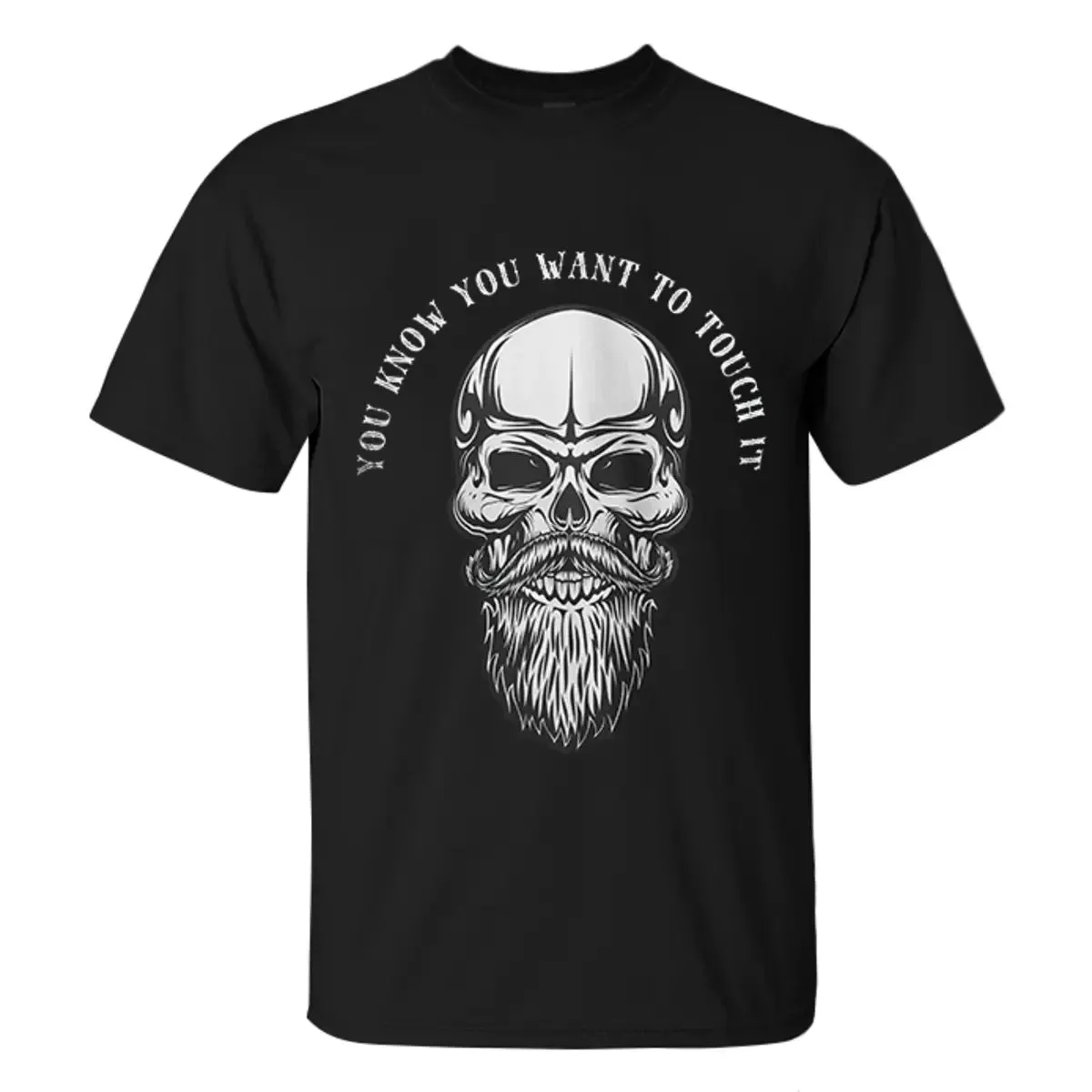 Viking You Know You Want To Touch It Printed Men's T-shirt sold by Polyalien product image thumbnail 2