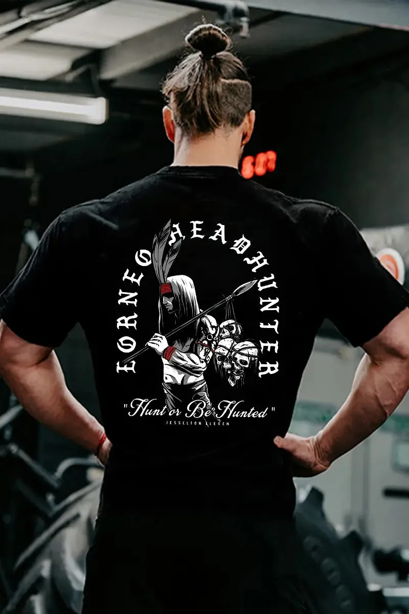 Hunt Or Be Hunted Printed Men's T-shirt sold by Polyalien product image thumbnail 3