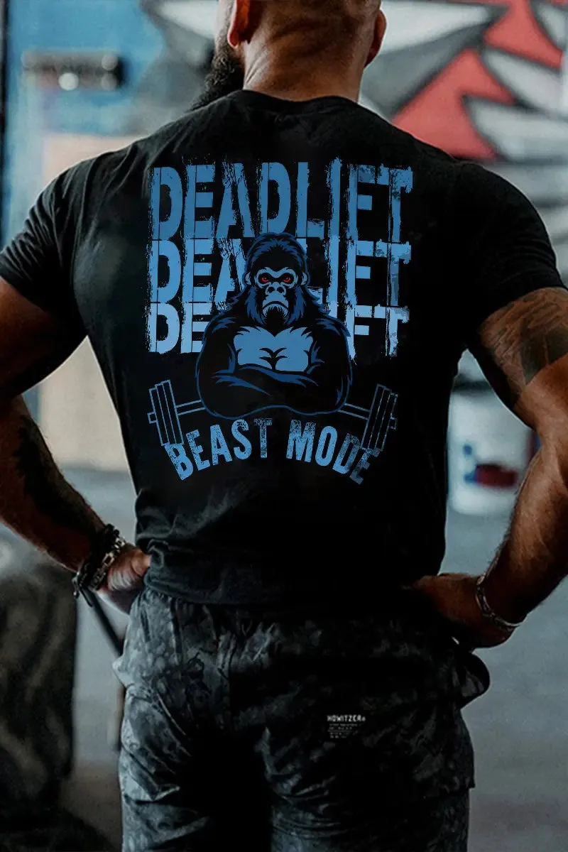 Beast Mode Printed Men's T-shirt sold by Polyalien product image thumbnail 3