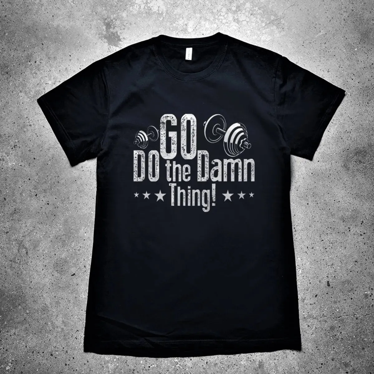 Go Do The Damn Thing Printed Men's T-shirt sold by Polyalien
