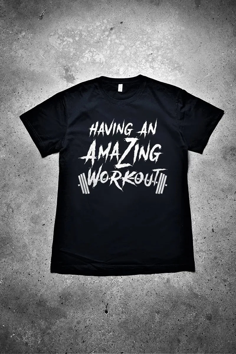 Having An Amazing Workout Printed Men's T-shirt sold by Polyalien