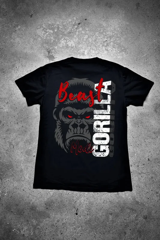 Beast Mode Gorilla Printed Men's T-shirt sold by Polyalien
