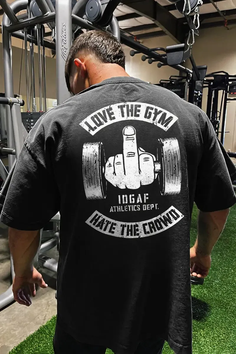 Love The Gym Printed Men's T-shirt sold by Polyalien product image thumbnail 3