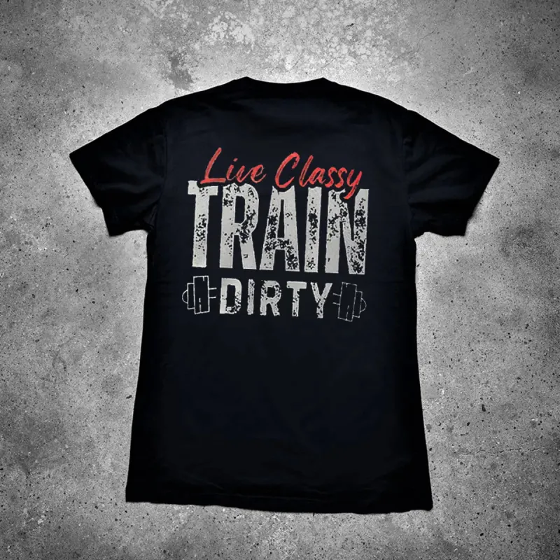 Live Classy Train Dirty Printed Men's T-shirt sold by Polyalien