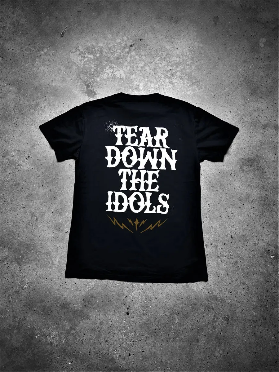 Tear Down The Idols Printed Men's T-shirt sold by Polyalien product image thumbnail 2