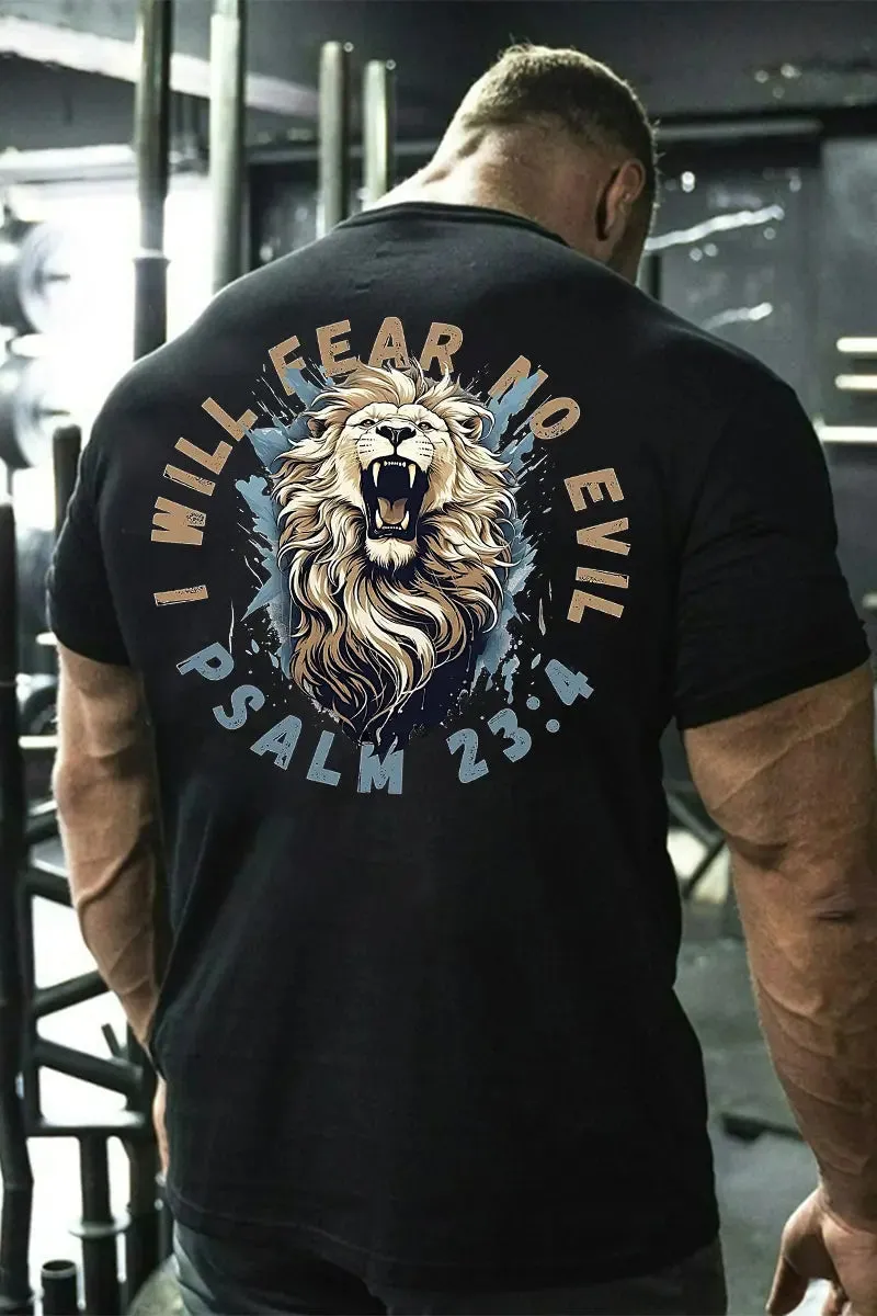I Will Fear No Evil Printed Men's T-shirt sold by Polyalien