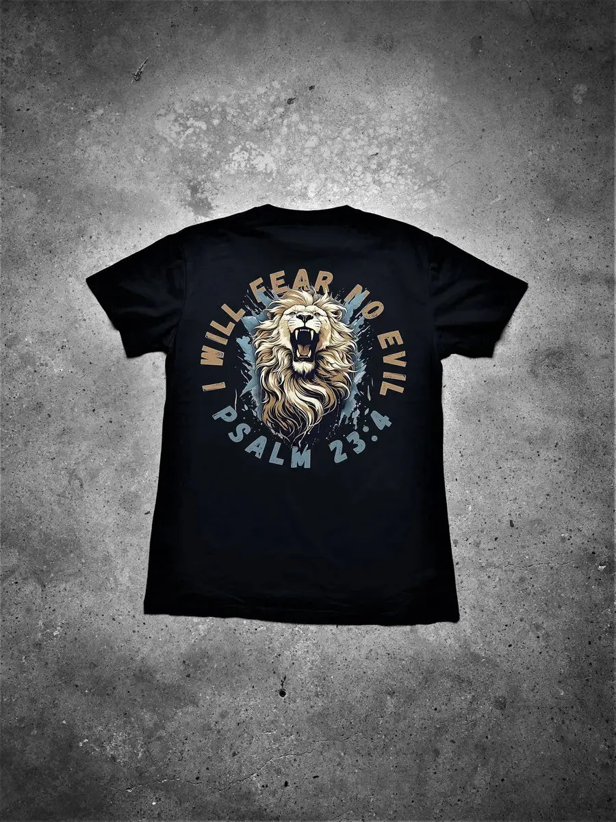 I Will Fear No Evil Printed Men's T-shirt sold by Polyalien product image thumbnail 2