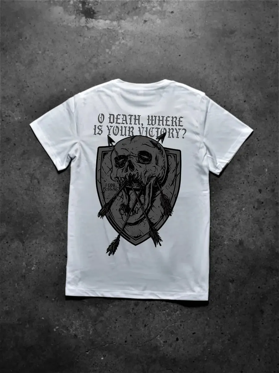 Death, Where Is Your Victory Printed Men's T-shirt sold by Polyalien product image thumbnail 2