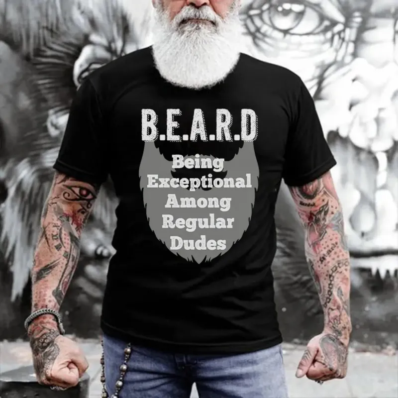 Viking Being Exceptional Among Regular Dudes Printed Men's T-shirt sold by Polyalien