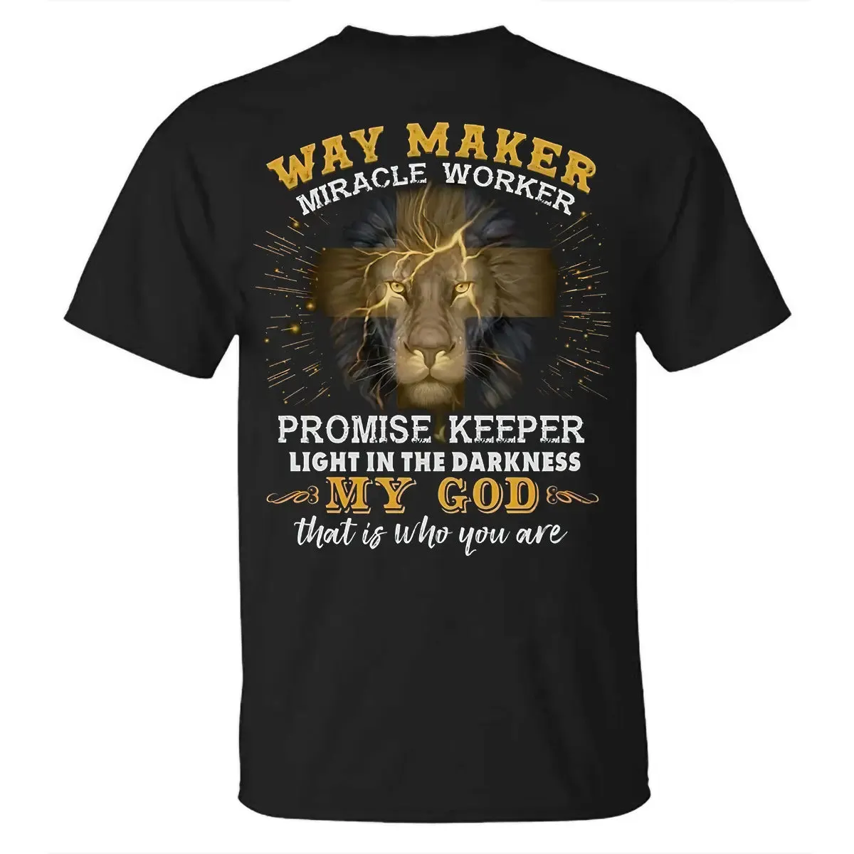 Viking Way Maker Printed Men's T-shirt sold by Polyalien product image thumbnail 2