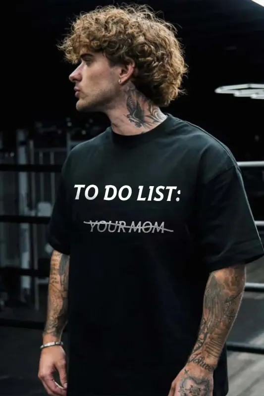 To Do List Printed Men's T-shirt sold by Polyalien