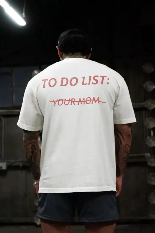 To Do List Printed Men's T-shirt sold by Polyalien