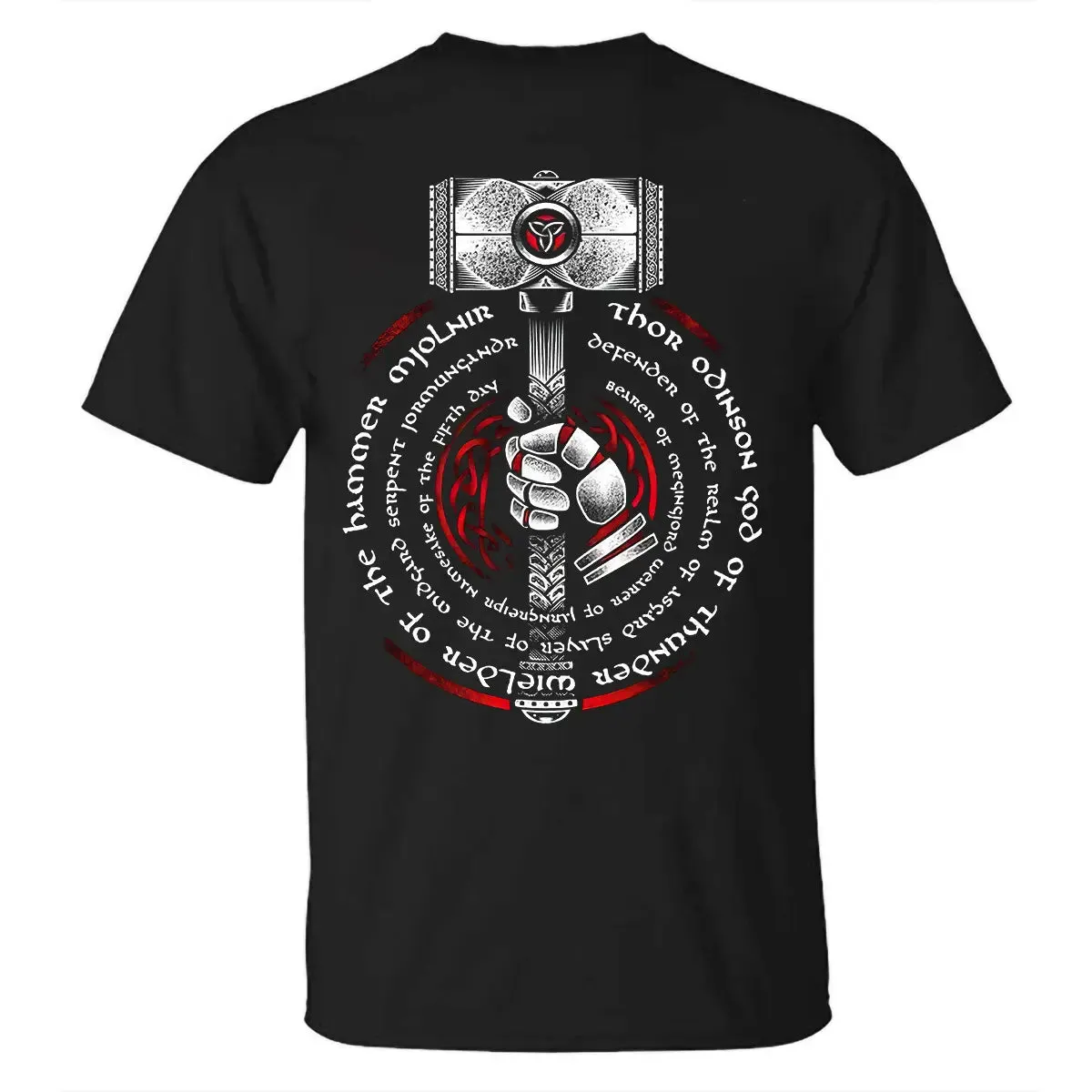 Viking Thor Printed Men's T-shirt sold by Polyalien product image thumbnail 2