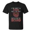 Viking I'm Not A Viking But I've Got Quite A Bit Of Red In My Beard Printed Men's T-shirt sold by Polyalien