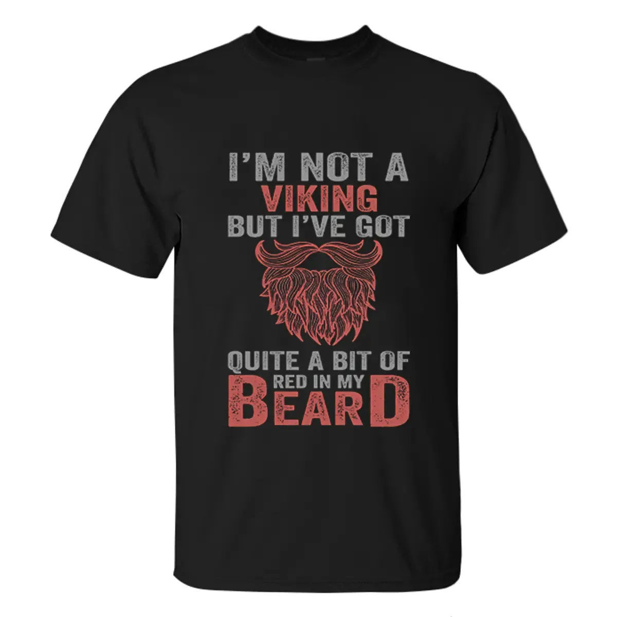 Viking I'm Not A Viking But I've Got Quite A Bit Of Red In My Beard Printed Men's T-shirt sold by Polyalien product image thumbnail 2