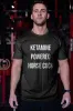 Ketamine Powered Horse Cock Printed Men's T-shirt sold by Polyalien
