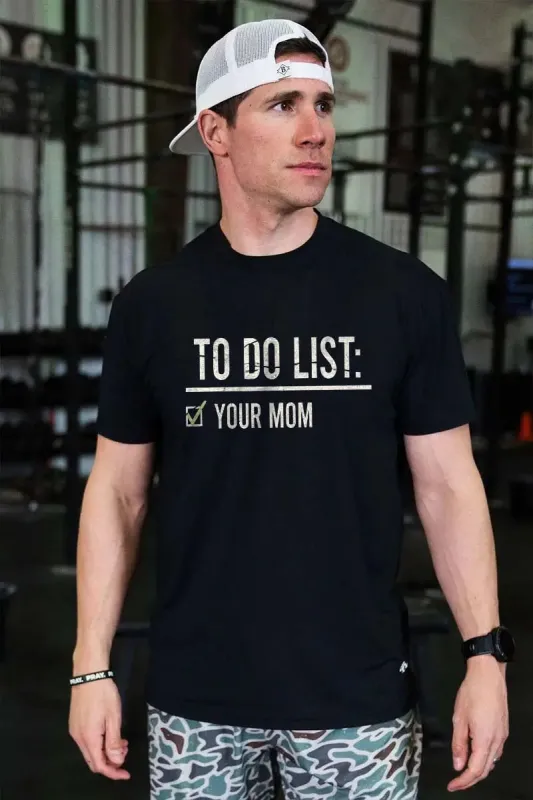 To Do List Printed Men's T-shirt sold by Polyalien