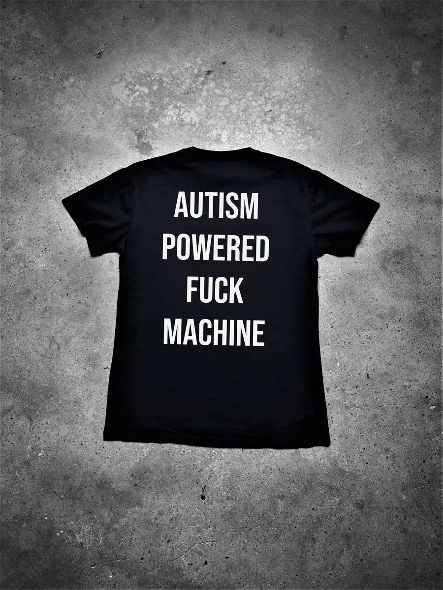 Autism Powered F*ck Machine Printed Men's T-shirt sold by Polyalien product image thumbnail 2