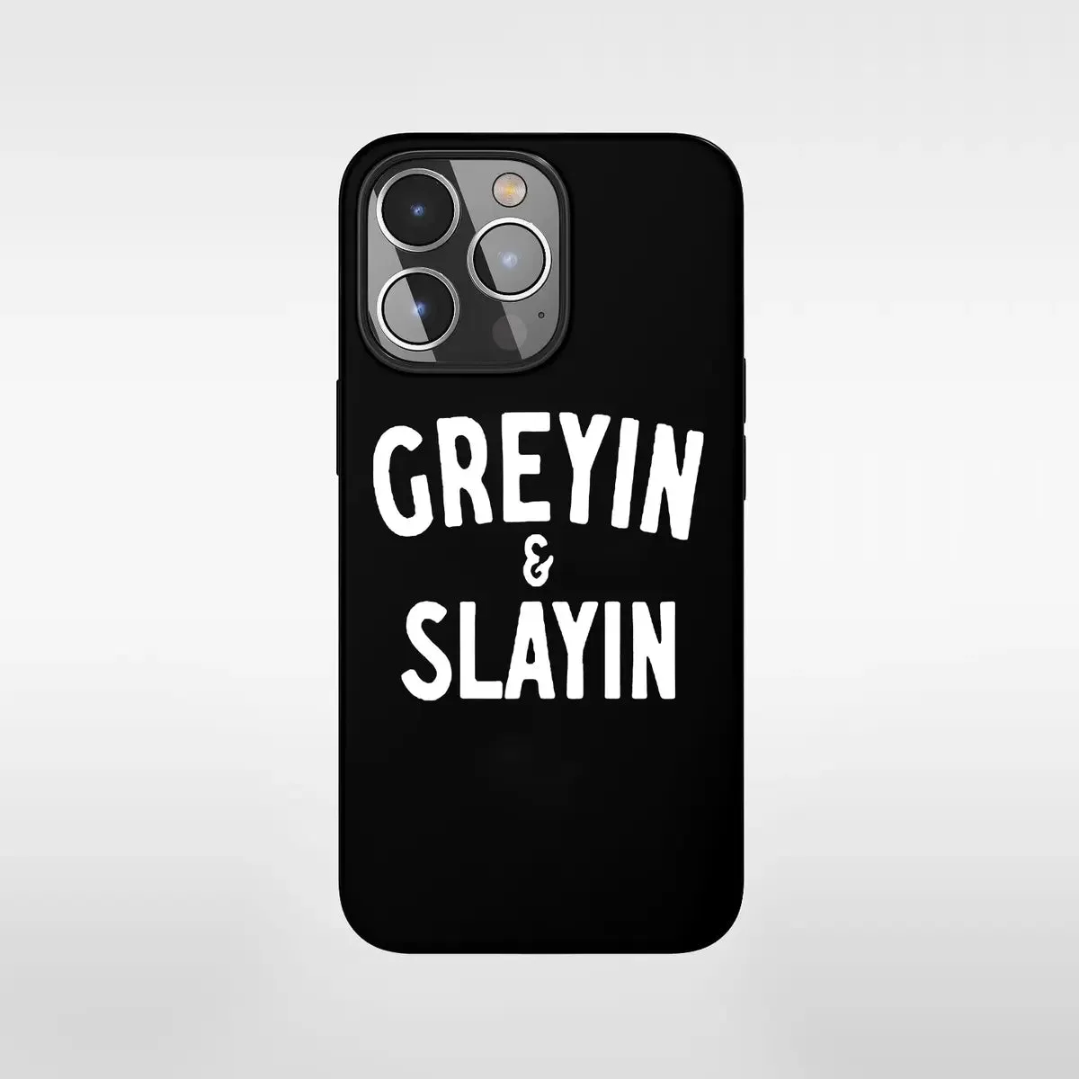 Greyin & Slayin Letter Phone Case sold by Polyalien
