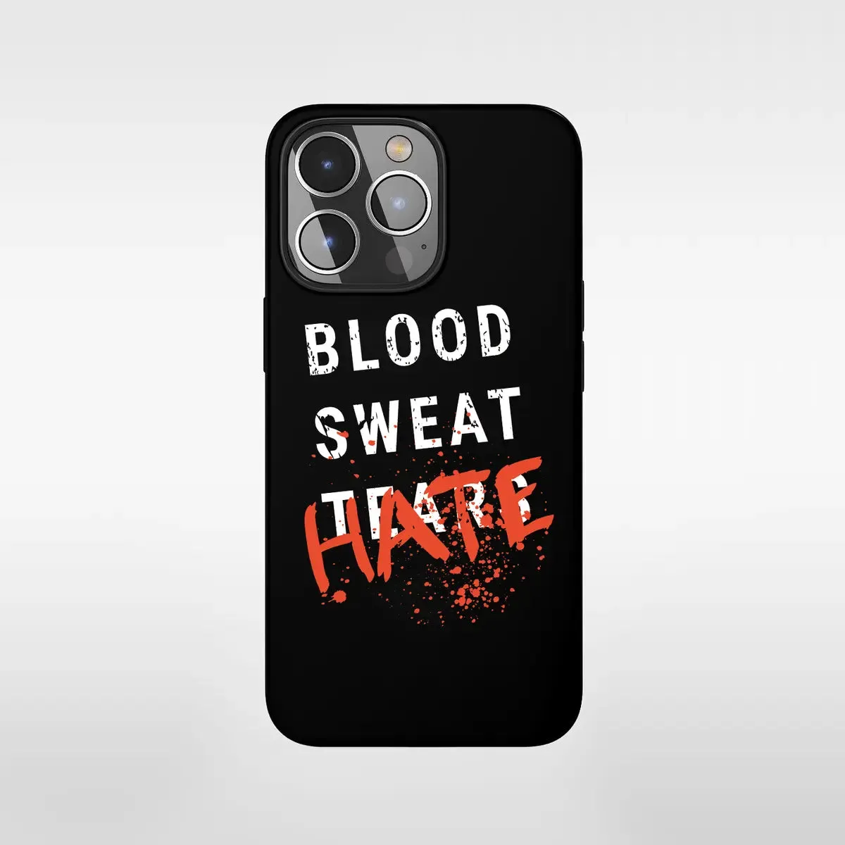 Blood Sweat Hate Letter Phone Case sold by Polyalien