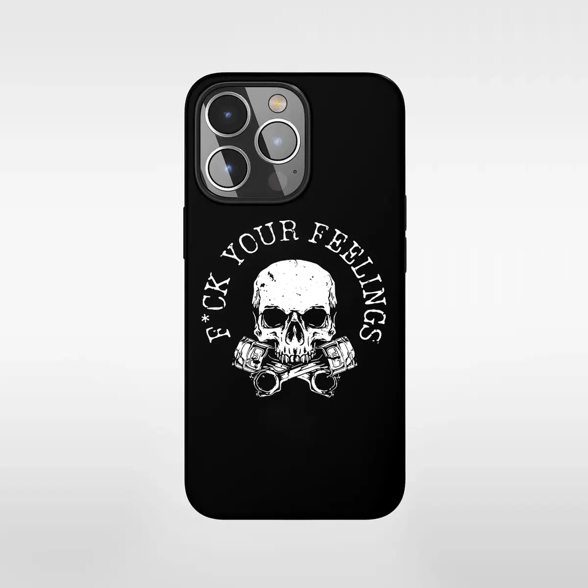 F*ck Your Feelings Skull Phone Case sold by Polyalien